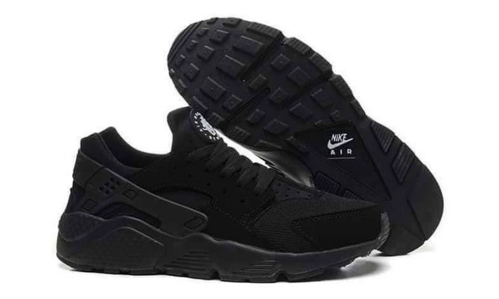 Nike air max clearance huarache all black